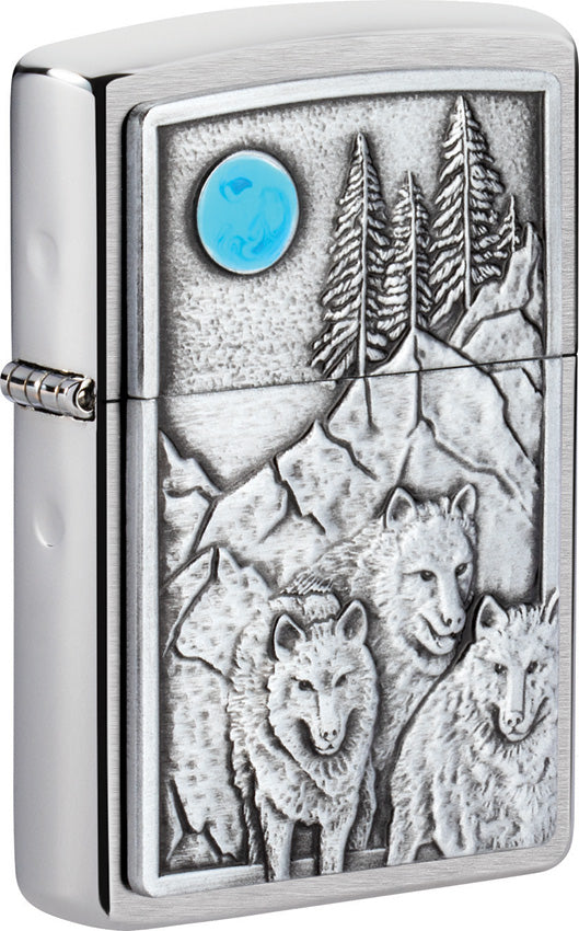 Zippo Wolf Pack and Moon Lighter 49295 by Zippo