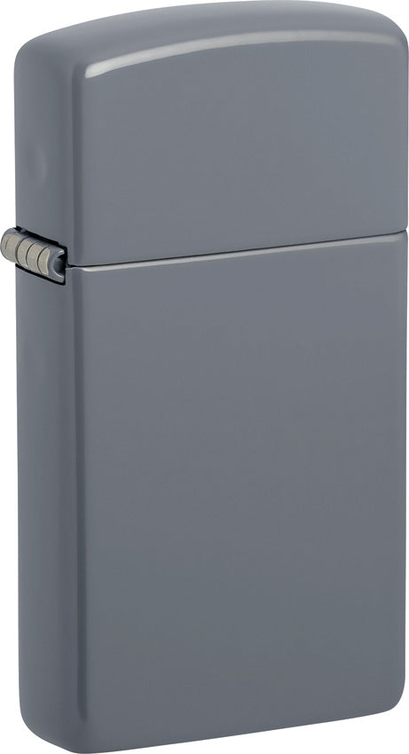 Zippo Slim Lighter Gray No Logo 49527 by Zippo