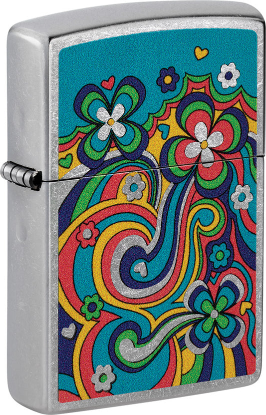 Zippo Flower Power Design Lighter 48579 by Zippo