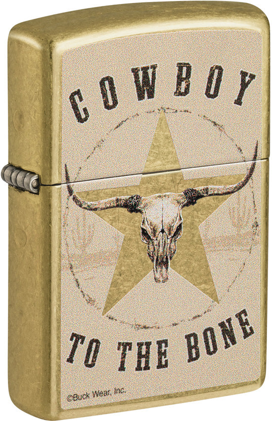 Zippo Buck Wear Cowboy Lighter 48937 by Zippo