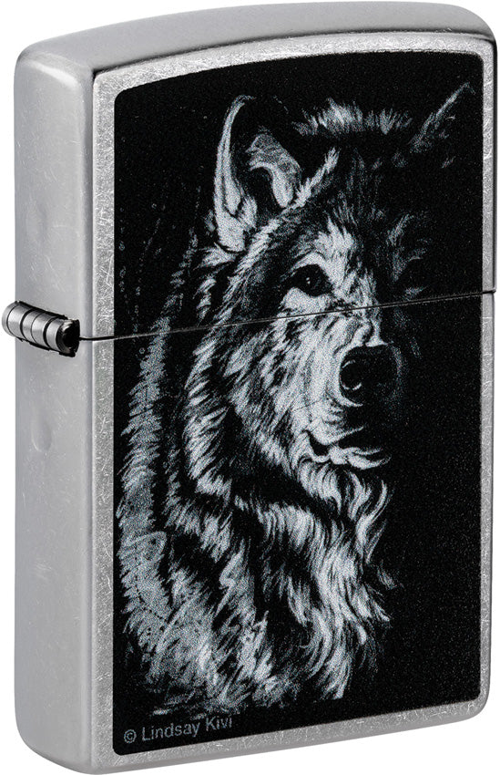 Zippo Lindsay Kivi Wolf Lighter 46149 by Zippo
