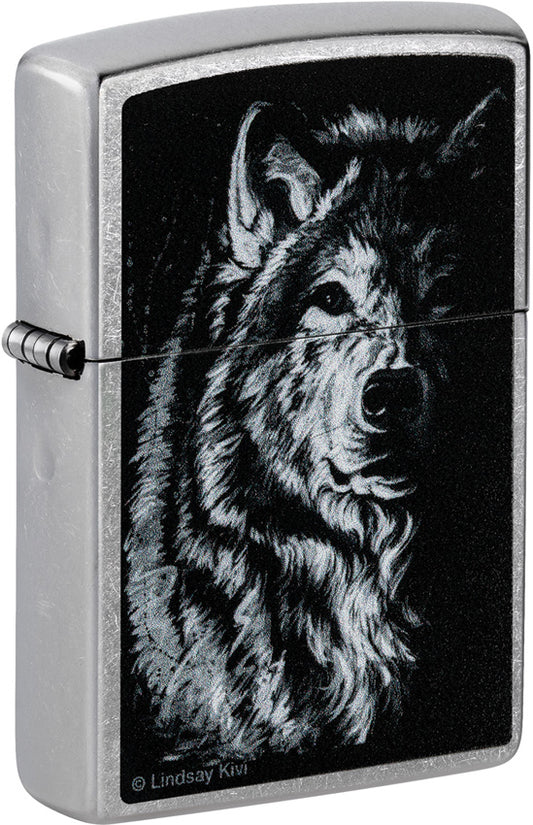 Zippo Lindsay Kivi Wolf Lighter 46149 by Zippo