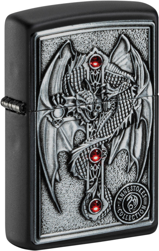 Zippo Winged Dragon Cross Lighter 49755 by Zippo