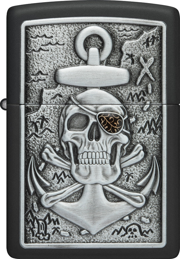 Zippo Skull Anchor Lighter 48122 by Zippo