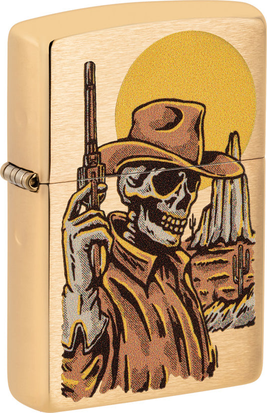 Zippo Cowboy Skull Design Lighter 48519