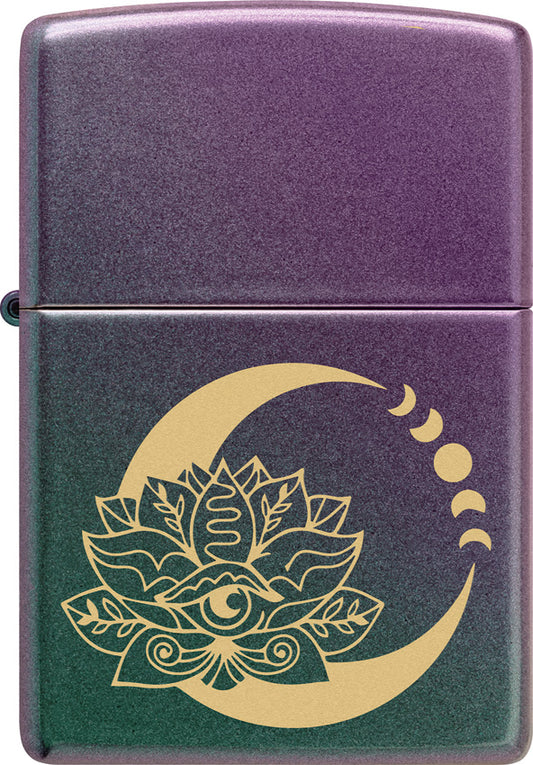 Zippo Lotus Moon Design Lighter 48587 by Zippo