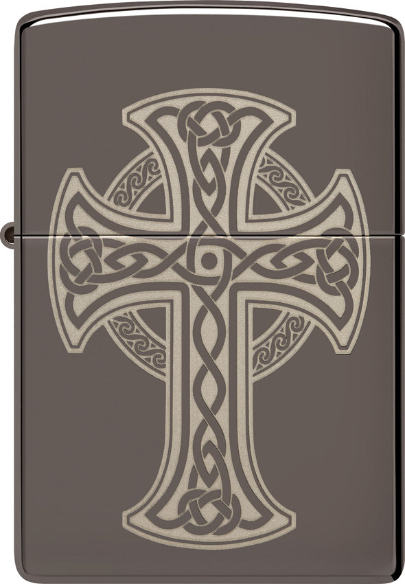Zippo Celtic Cross Design Lighter 48614 by Zippo