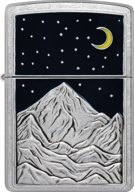 Zippo Mountain Emblem Lighter 48632 by Zippo