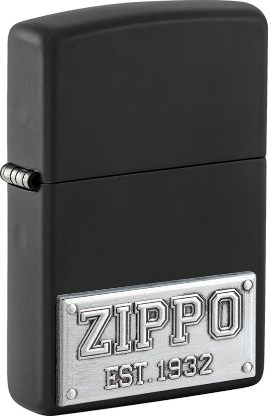 Zippo Plate Emblem Lighter 48689 by Zippo