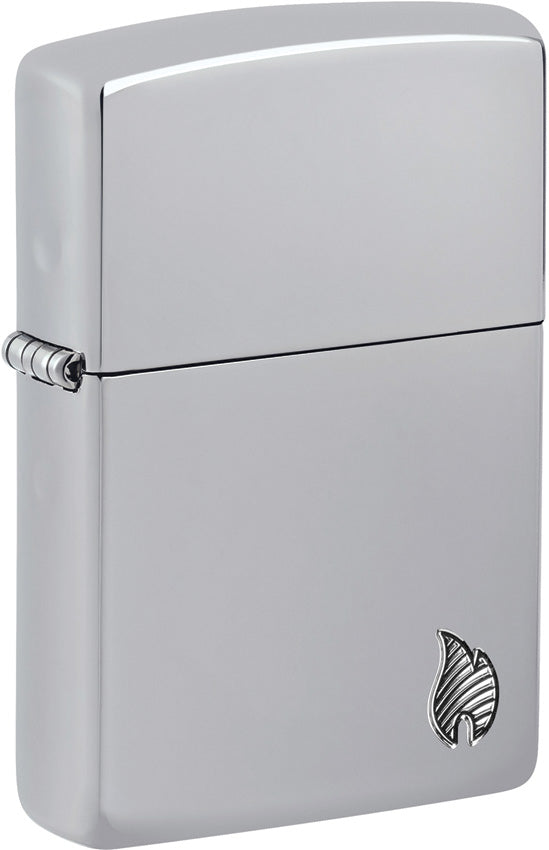 Zippo Armor Chrome Flame Lighter 
