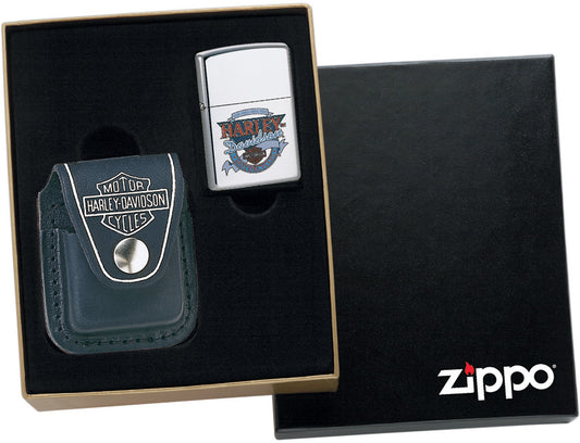 Zippo Harley Leather Pouch HDP6 by Zippo
