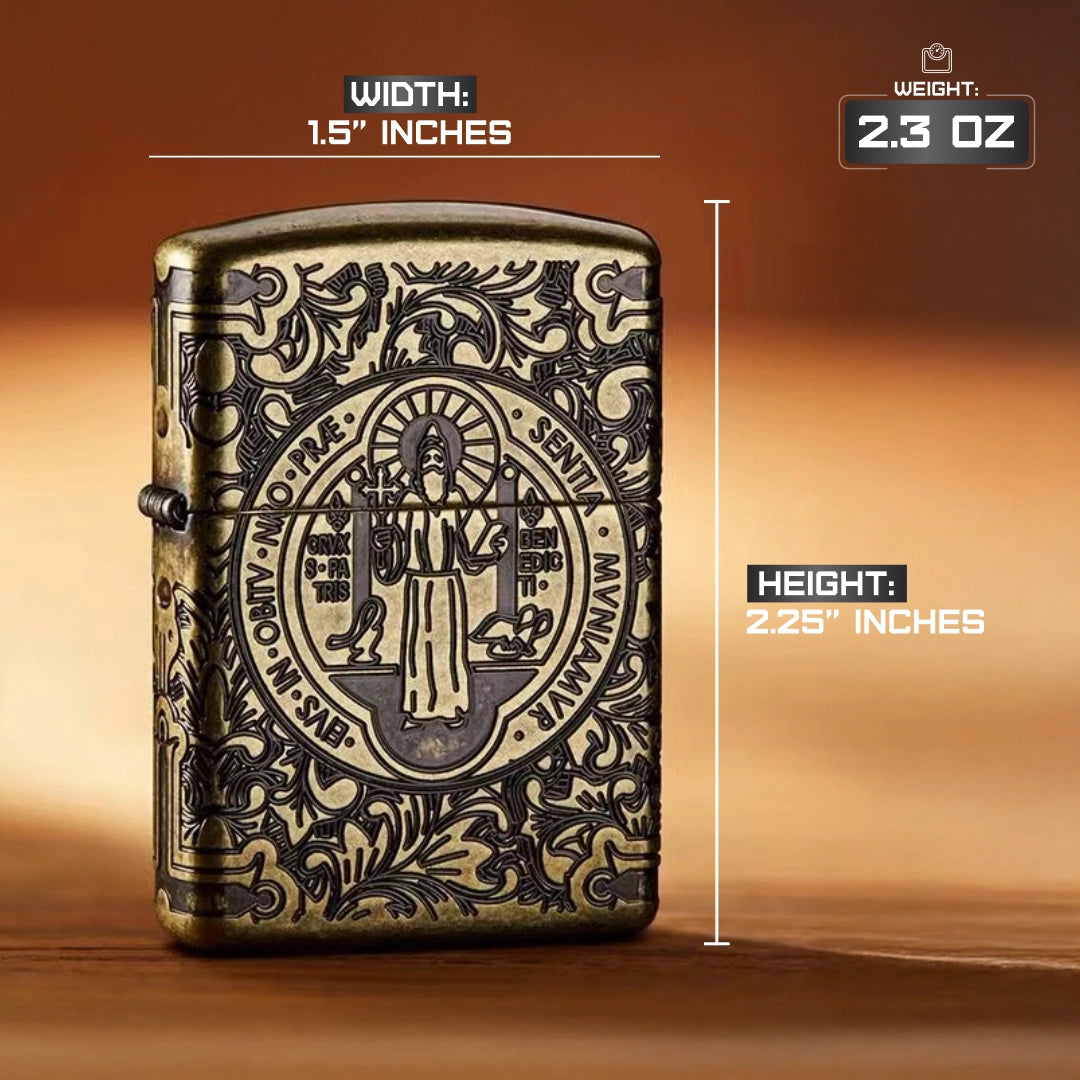 St. Benedict Design Windproof Lighter – Zippo UK