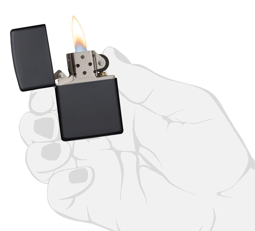 Zippo Classic Black Matte Windproof Lighter