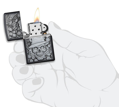 Zippo Gambling Skull Lighter 49183