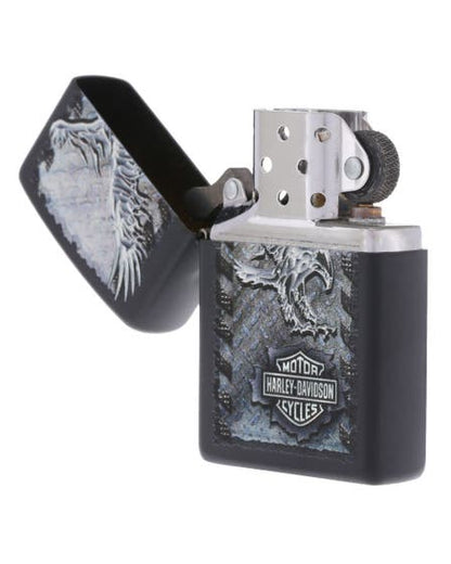 Zippo 218 Harley Davidson Iron Eagle Lighter 28485 (Matte Black) | Lighters, Zippo | Mjoutdoorsgear UK