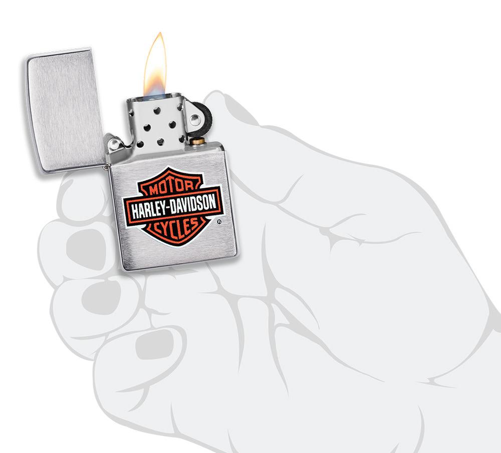 Harley-Davidson® logo Chrome Windproof Lighter – Zippo USA