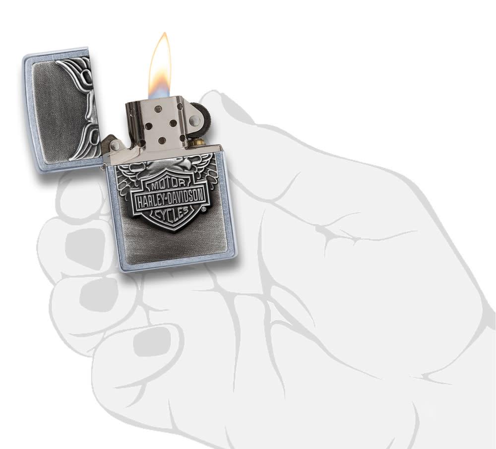 Zippo Harley-Davidson® Eagle Emblem Chrome Lighter