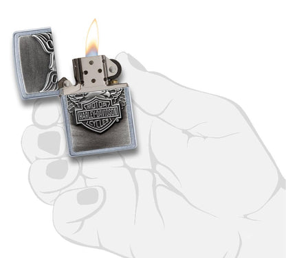 Zippo Harley-Davidson® Eagle Emblem Chrome Lighter
