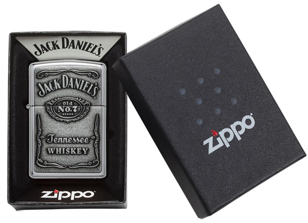 Zippo Jack Daniel's® Design Windproof Lighter - Made in USA - Shop now at Mjoutdoorsgear UK