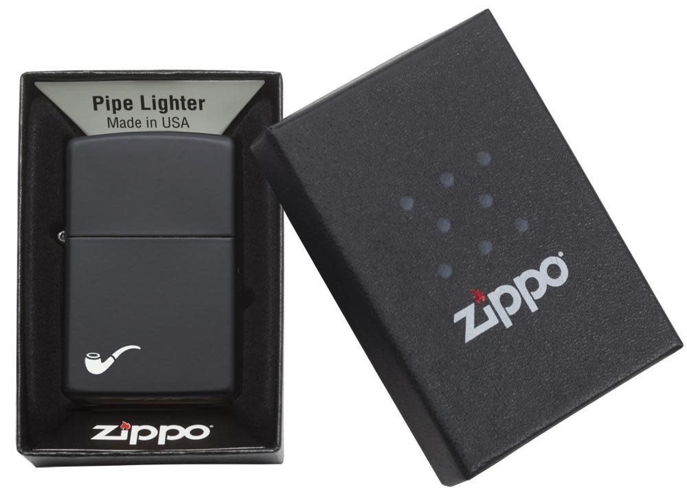 Pipe Black Matte Windproof Lighter – Zippo USA