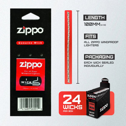 Zippo UK Wicks Countertop Display 24 2425 | Buy online at Mjoutdoosgear UK