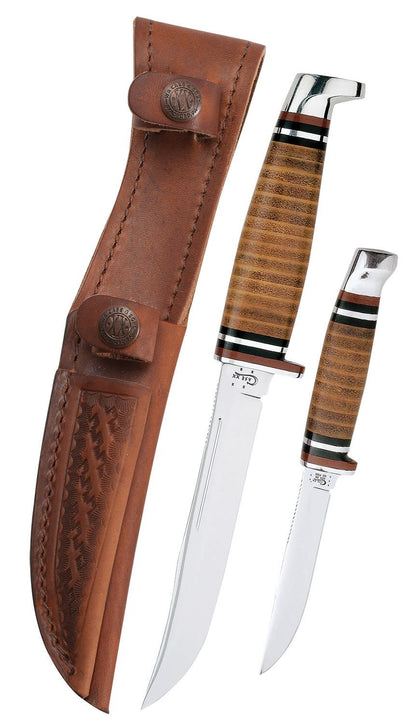 Case 372 Twin Finn Two Piece Set Fixed Blade Knife
