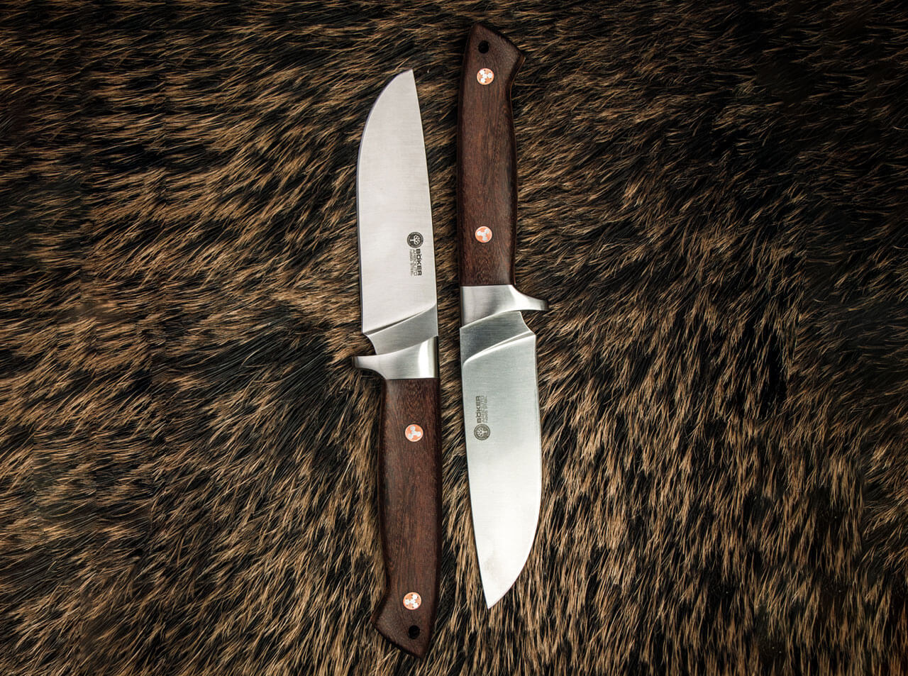 Boker 02BA351G Arbolito Hunter Wood Fixed Blade Knife
