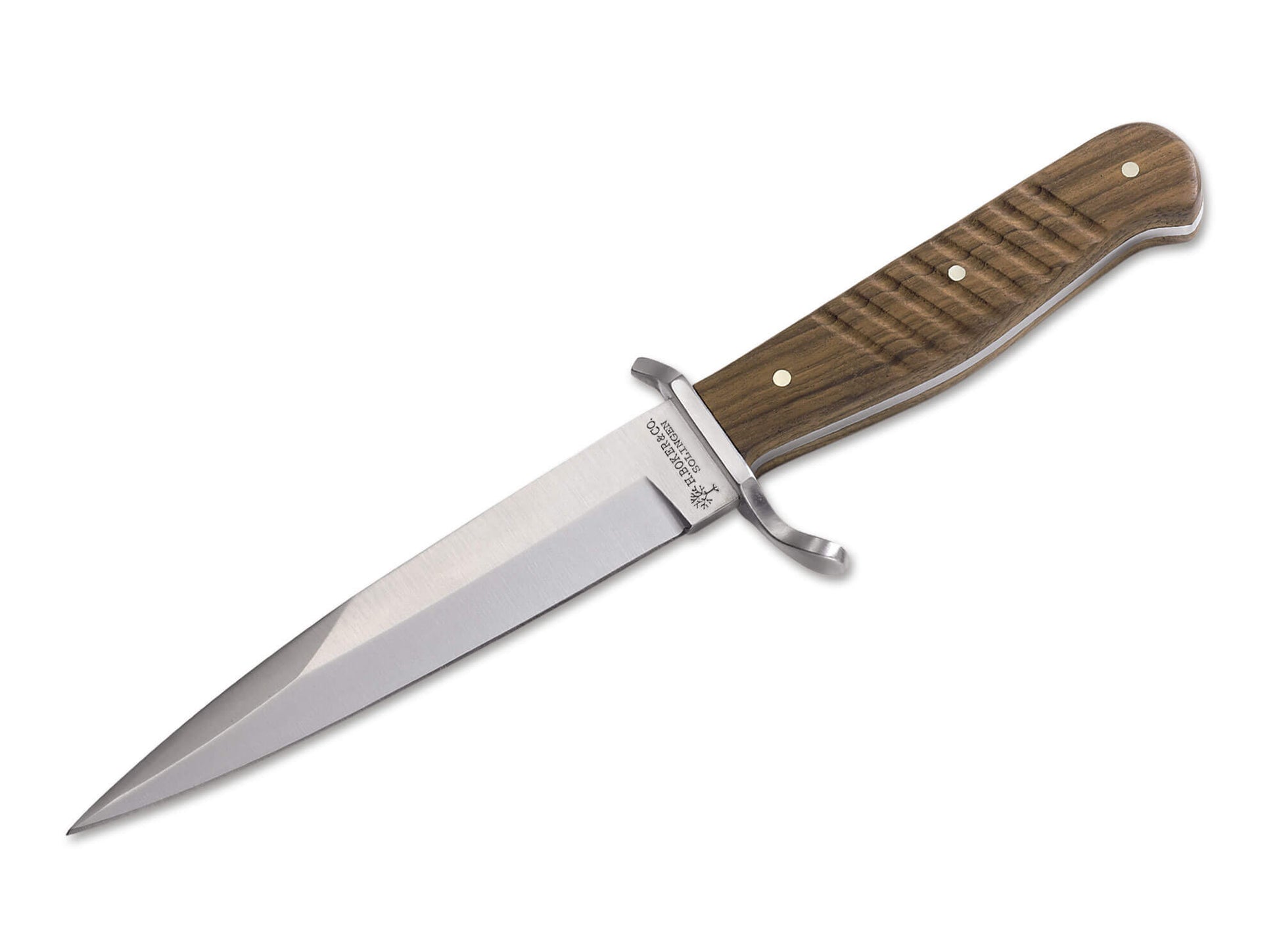 Boker Trench Fixed Blade Knife Walnut  121918