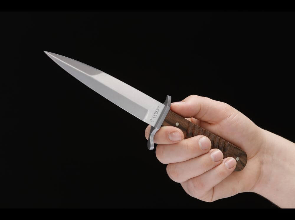 Boker Trench Fixed Blade Knife Walnut  121918