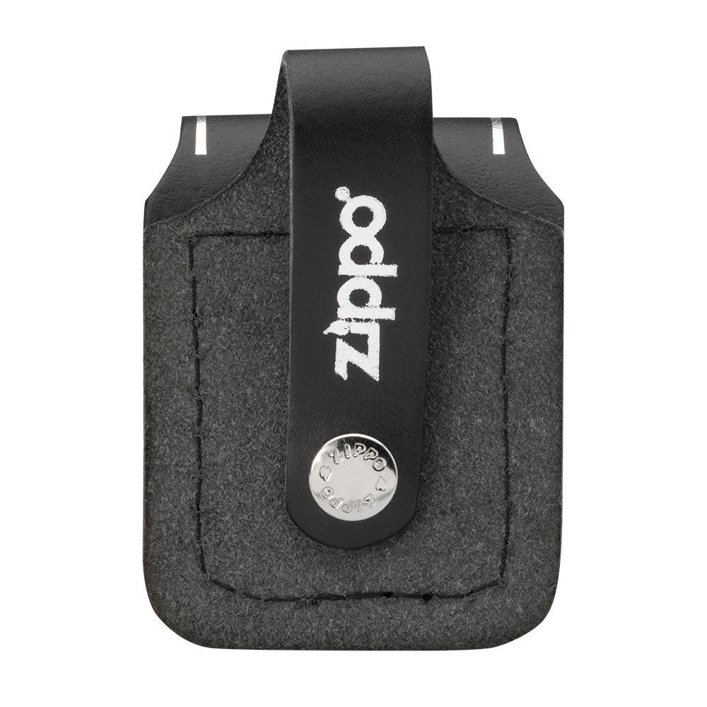 Zippo Harley-Davidson Genuine Leather Lighter Pouch with Belt Loop, Black – image 3