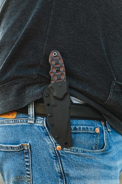 TOPS CAT Tanto Red and Black G10 203T-02