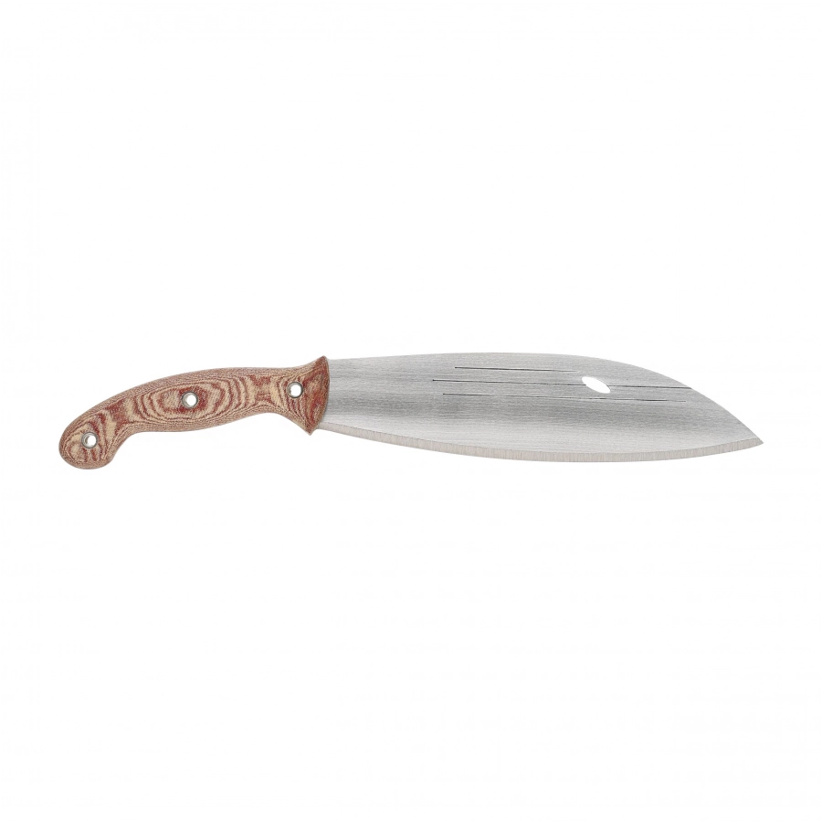 Condor 392499 Primitive Bush Mondo Steel Blade Knife with Natural Canvas Micarta Handle
