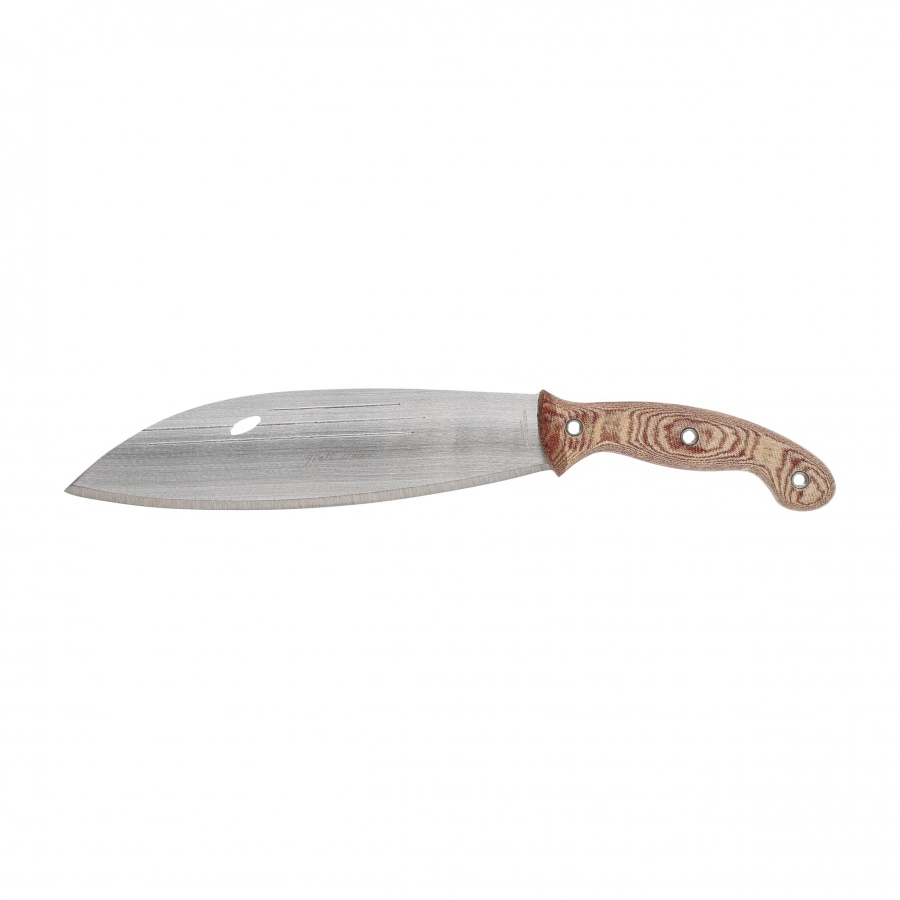 Condor 392499 Primitive Bush Mondo Steel Blade Knife with Natural Canvas Micarta Handle
