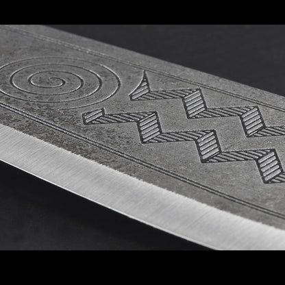 Condor 390684 Primitive Sequoia Standard Edge Carbon Steel Drop Point Blade & Micarta Handles
