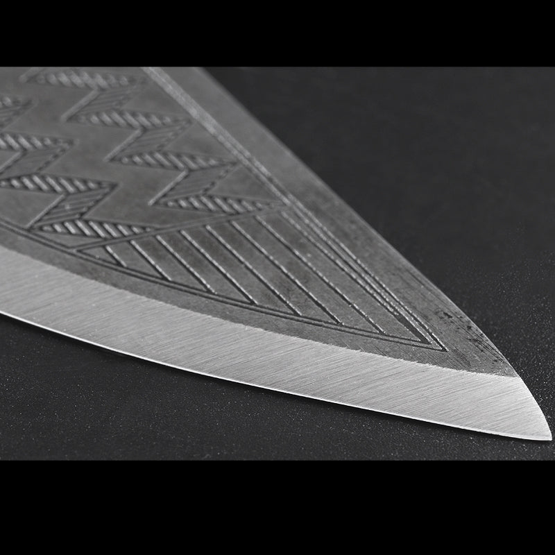 Condor 390684 Primitive Sequoia Standard Edge Carbon Steel Drop Point Blade & Micarta Handles
