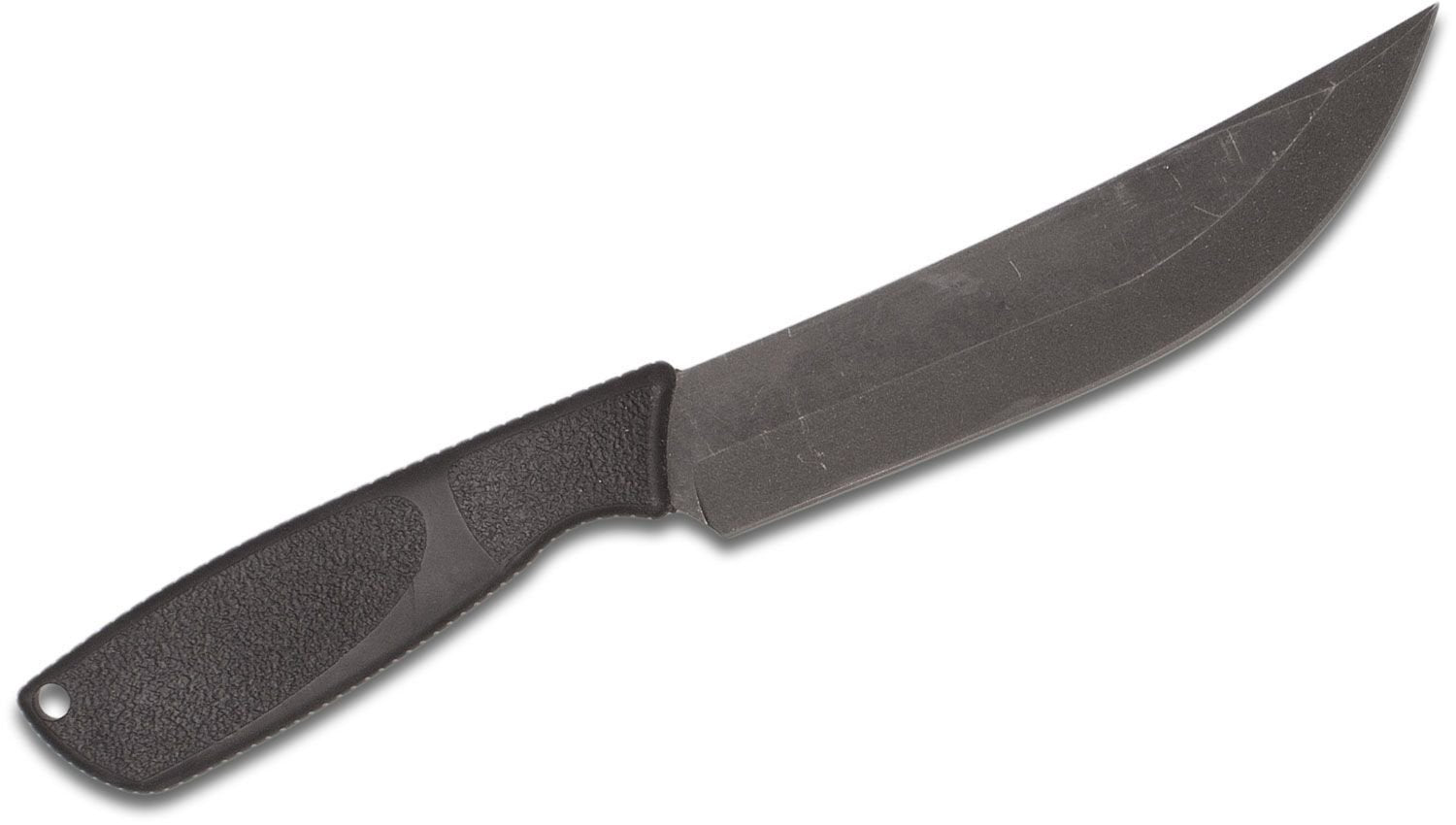 Ontario 9711 SPA Black Fixed Blade Knife Black Handles
