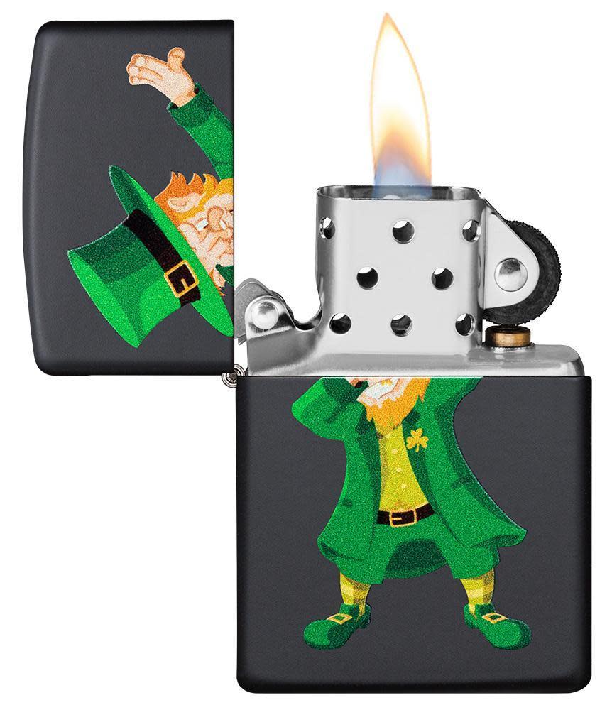 Dabbing Leprechaun Design Windproof Lighter – Zippo USA