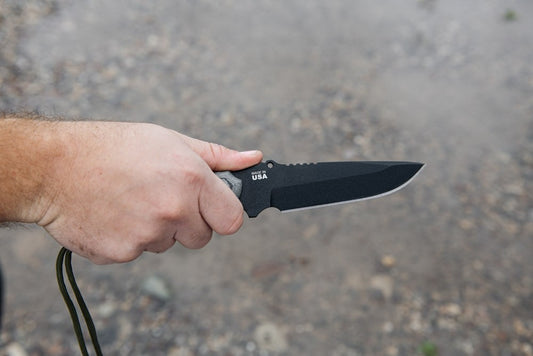 TOPS Knives Dawn Warrior Knife Micarta (5.125" Black) DW-33
