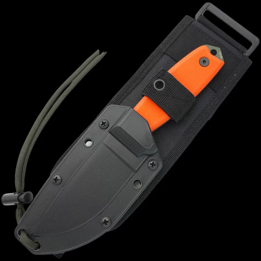 ESEE-3P-MB-OD, Plain Edge (Orange) w/Molle Back
