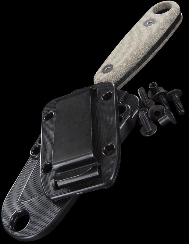 ESEE Knives Izula-II Gray Survival Concealed Carry Neck Knife w/ Sheath
