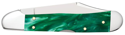 Case Cutlery Mini Copperlock John Deere Pocket Knife 3.6" Smooth Green Kirinite
