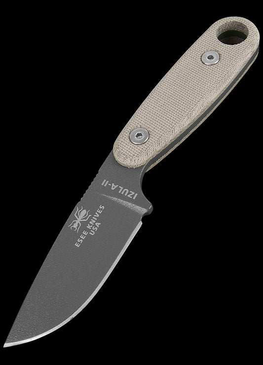 ESEE Knives Izula-II Gray Survival Concealed Carry Neck Knife w/ Sheath
