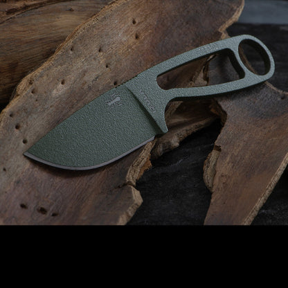 ESEE knives Izula II olive green fixed blade, survival kit
