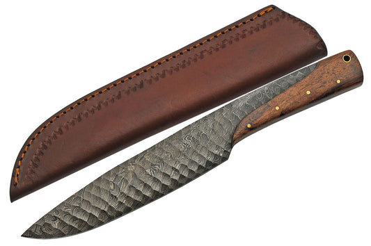 Damascus 1202 Flint Fantasy Fixed Blade
