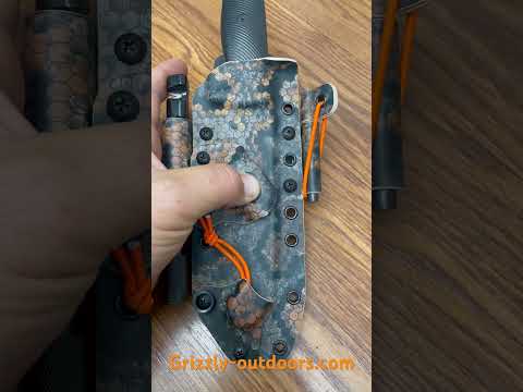 ESEE 60OD Model 6 Sheath with Molded OD Green Zytel Construction without Clip