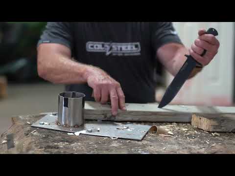 Cold Steel Drop Forged Survivalist Knife | Video Demo