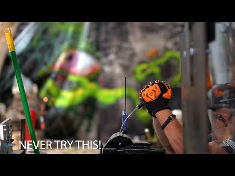 Cold Steel OSS Fixed Blade Knife Demo video