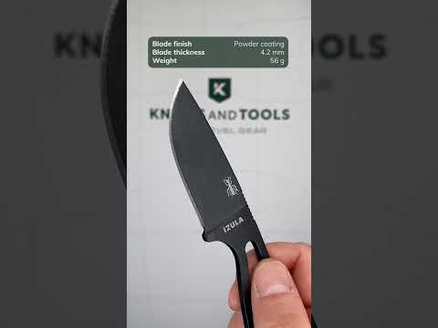 ESEE Knives Izula Black Survival Concealed Carry Neck Knife w/ Sheath
