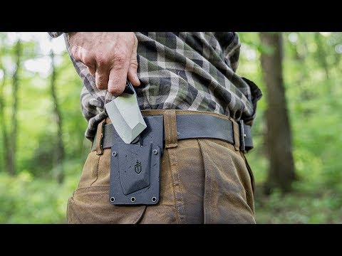 Gerber Tri-Tip Mini Cleaver Black | Compact Utility Knife