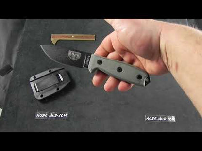 ESEE-3 Black with MOLLE Back

